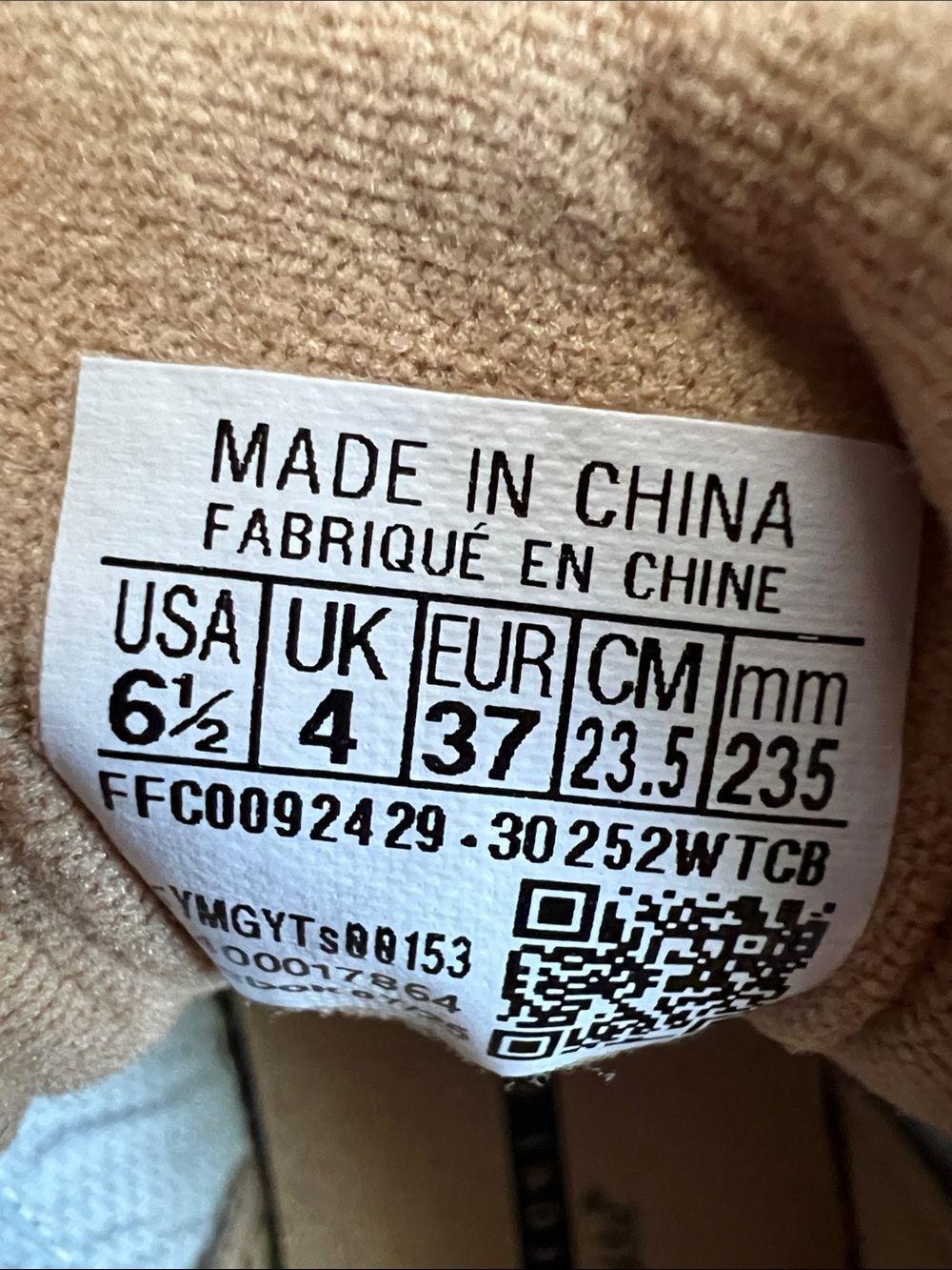 Reebok Suede Casual Sneakers in Tan with White Laces - Picture 8 of 9